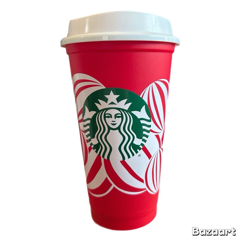 Brand New Starbucks Holiday 2024 RED CUP DAY - Reusable Hot Cup With Lid